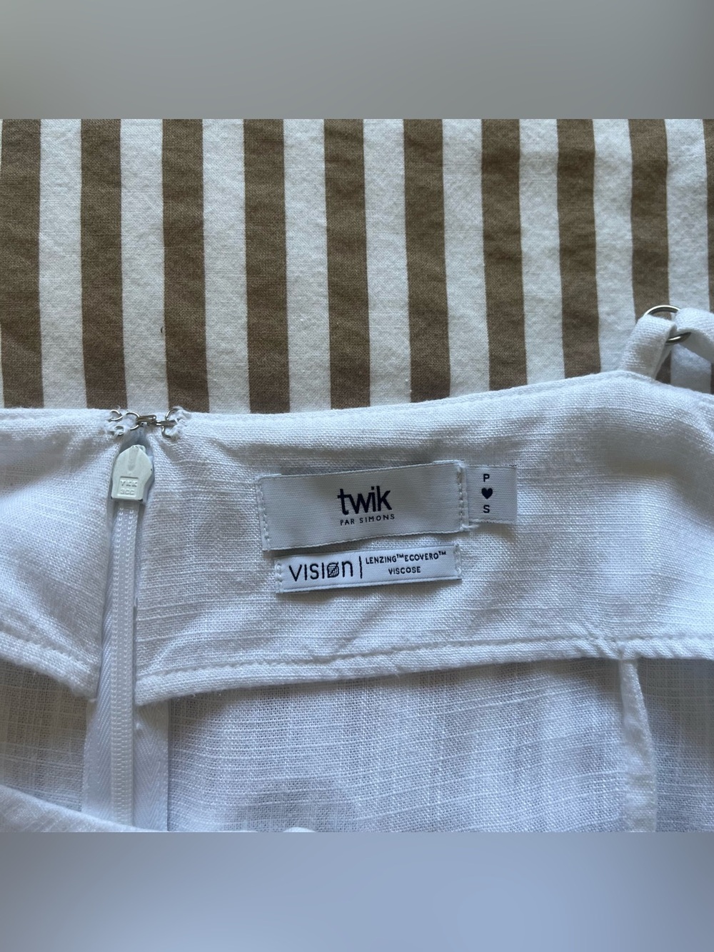 TWIK White Mini Slip Dress - Picture 6 of 8